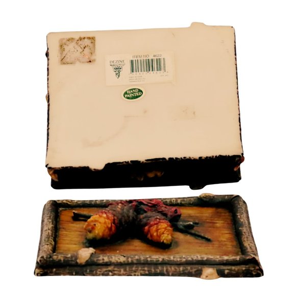 Vintage Fall Season-Inspired Hand-Painted Trinket Box (Dezine) - Picture 5 of 5